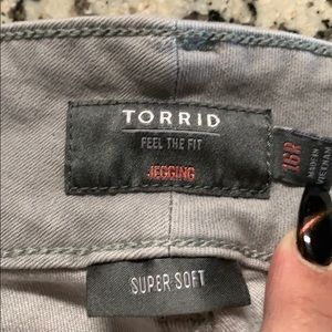 Torrid grey jeggings